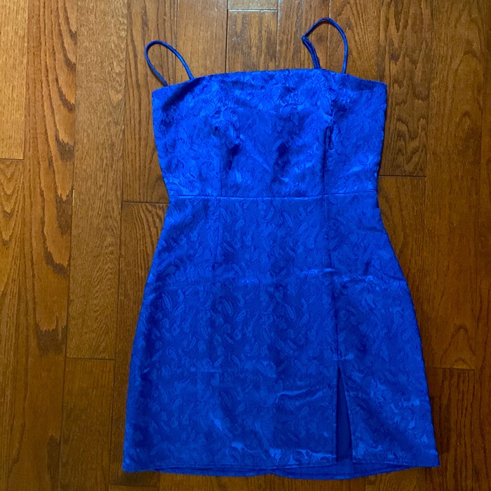 Royal blue Lucy in the Sky dress-Small